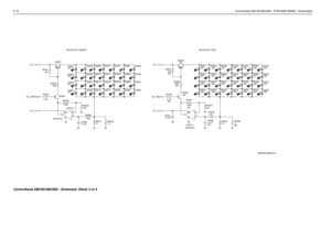 Page 3364-10Controlhead GM160/360/660 - PCB 8486155B06 / Schematics
BACKLIGHT RED BACKLIGHT GREEN
NU Q0931
D0980 D0979 D0978
R0946D0977
R0945
10K 33K
10K R0942 10K R0941
D0972
R0944
10 100K
R0947
R0948 4
10 U0931-2
MC330726
5 78100K Q0933
D0987
NU R0934 D0986 D0985
D0984
10KR0935 D0969
NU D0951
D0967 D0966
D0964D0965
NU NU D0963D0970
NU D0962
D0971NU D0947
NU D0943
Q0934NU D0932
4.7KNU D0931
R0943
C0931
0.1uF
10 R0938
R0937
10
NU NU C0932
0.1uFR0936
10K R0932
NU D0949
NU 33K NU R0931
10K
Q0932
MC33072U0931-12
3...