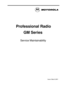 Page 5 Professional Radio
GM Series
Service Maintainability
Issue:  March 2001 