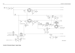 Page 1023-28Controller T9 / Schematic Diagrams
C0621
NU
2
GND
1
IN OUT3
TP0661NU 0.1uFNU
NU J0601-3
Q0663D0621
C0603
10uF
R0661
1KVR0621
5.6V
2
NC1 3
NC2 5NC36
NC47
8
NC5 RESET1
U0652MC33064GND
4
INPUT MC78M05
U0651
0.1uF C0663R0643
0.1uF 1.2K
C0651
C0655 0.1uF C0645 24V
470pF VR0601
ON_OFF 2 4
VIN5
VOUT47uF C0622
U0641LM2941
1
ADJGND1
3GND2
6
Q0661
R0611
56K
VR0671
5.6V 68K
Q0681
R0682 R0681
18K 57R01E063122uF C0611
R0651
10
C0652
33uF R0612
4.7K
D0661
Q0662
R0671
30K R0671
30K
10K
6
2
ON_OFFVIN 4
VOUT5
R0672...