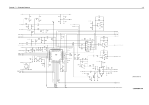 Page 111Controller T11 / Schematic Diagrams3-37
ZWG0130936-O
LSIO
F1200 SYNDATA CLK HSIOGP2_OUT
CSX VO X
CH_ACT
SQ_DET
R0221
24K
270KR0262
C0277
1000pF R0222
24K
7
1 0.1uF C0222
10
URXOUT39
VDDA 1
VDDCP32 VDDD33
VDDDAC 11
VDDRC45
VDDSYN27 VOX
26 PLCAP 8
PLCAP225
SQDET 17
SQIN 9
SYN28 TXRTN36
TXSND44
UIO
47
GNDSYN 23HSIO 19
24
LCAP LSIO 18MICEXT48
MICINT46
MOD40
NC
14GCB2 13
GCB33537
GCB4 GCB538
GNDA 3
GNDD31
GNDD030
GNDRC
20
DACG 6DACR 5 4
DACU
DATA 22
DISC 2
F120029
GCB0 15GCB1
63A53U0221
AGCCAP 12
AUDIO41 43...