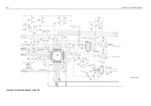 Page 1183-44Controller T12 / Schematic Diagrams
F1200 HSIO LSIO
CLK SQ_DET VOX
CH_ACTGP2_OUT
CSX
U0211-2 6
57 4
11
SYNDATA
MC3403
3300pF
C0273
4R02127.5K 7.5K
7R0211
C0212
10uF
NU 1MEG
R0226
R0241
47K .01uF
C0246
0.1uF
NUC0274
5
C02320.1uF
R022910
C0227
10K NU 0.1uF
NUR0274 C0223
56K
0.1uFR0252
NU 1MEG
R0227
2MC3403
U0211-3 9
108 4
11
C0236
.033uF560
R0204
2.2KR0207
MC3403U0211-1
2
31 4
11
NU
C0253100pF
C02521uF 100
10K
R0201
8
R0205
10uFC0201
R0275
10K
Q0271
NUC02660.1uF
24KR0266R0253NU100K
E027257R01
OUT26 3...