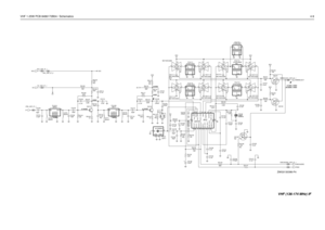 Page 157VHF 1-25W PCB 8486172B04 / Schematics4-9
CFUCJ455F
NU
GND3
IN1
OUT
2 FL3113
C3136
30pF R3102
1010K R3152
C3113
9.1pF
NU 100
NU
100R3104
R3105
R3107
6.8K
OSCOUT3
QUADIN10
RFIN1
RFIN_DEC2
RSSIOUT5RSSI_FEED9
VCC6
IFAMP_DEC119IFAMP_DEC217
LIMIN14LIMOUT11
LIM_DEC113
LIM_DEC212
MIXOUT20OSCIN4
AUDIOOUT8AUDIO_FEED7
GND15
IFAMPIN18
IFAMPOUT16
U3101
18pF C3114Q3152
0.1uF C3134
C3139
0.1uF
C3141
0.1uF
OUT
2
RSSI_VHF_IF_1 FL3112
CFWC455D
GND134
GND2
IN1
33pF
14VDD7VSS
C3135U3115-4
MC74HC4066
12CNTL11
10
C3143
120pF...