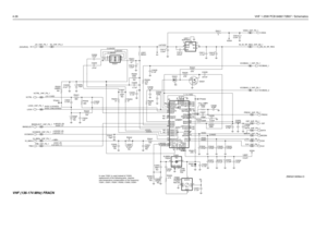 Page 1744-26VHF 1-25W PCB 8486172B07 / Schematics
0VDC 5VDC 5VDC
(SOURCE)
-2 to +7dBm 13.30VDC
6.83VDC
4.52VDC (R)
+1dBm
0VDC (R) 4.95VDC (R)
2.90VDC
3.42VDC3.63VDC
2.5VDC 1.1-4.1VDC
0VDC (T)
2.62VDC (T)
4.91VDC (T)
Temp.
Comp.
Xtal
Ref.Osz.
11.28VDC4.97VDC
2.5-11VDC
5VDC (LOCKED)
0VDC (UNLOCKED)
R3203A15
A24
A3
K1 1K2 2K3 3
47 D32016
47K
NU
TRBL3232
2.2uH
NUR3228
C3231 C3225
.01uF L3201
390nH
0.1uF C3202
.01uF
100 R3223C3229
D3221
0.1uF.047uF
CLK
C3251 C3207
22pF
NU47K
VCOBIAS_2 R3225
C3226
8.2pF
MODIN_VHF_FN_1...