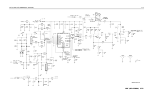 Page 259UHF 25-40W PCB 8480643z06 / Schematic4-17
CR4302R4361
180
CR4301
0 R4315L4332
GNDRXINJ VCOBIAS_2
100pF
VCTRL_UHF_VCO
C4312
12pFC4309
R4311390nH
7.5KL4361.022uFC4336
R4333 C4305
VacC4339
CR4303R4302
10KR4346
10K
1pF C4321C4314
1.5pF5V_UHF_VCO
C4318
0.1uF
C4381
0.1uF
NU1K R4343
C432330 R4313R4344
10Q4332 0.1uF
CR4311 100pFC4352
C4363
C4301C4333 C4372
SH4301
SHIELD R4332
4.7uF C43250RXINJ_UHF_VCO
1P1
2
P2
3P3R4347 TXINJ_UHF_VCO
L4312 RESONATORL4331
33nH
L4301
390nHTRB_UHF_VCO
C4315
100pF22 R4331...