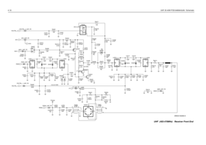 Page 2604-18UHF 25-40W PCB 8480643z06 / Schematic
NU
NU
NU
NUNU NU
NU
3 to 6.5 VDC
NU NU
NU NU
NU
NU
NU
NU NU
NU
0.7 VDC4.6 VDC
C4028
.01uF
3.3K R4018 3300pFC4067
R4022
0 D4007
R4020
15nHQ4001 R4068
L4006100pF 1.5K
R4005 C4014
C405210K
82pF FECTRL_1_UHF_FEC4010
330pF
43pF C40031.8pF
C4051 C4026
IN
NEGPOS
10pF L4005 R4017
GND 1.8pF R4069 K9V1
C4030
D4004 1K
10pFC4020
R4051
R4053 51
2
35
4 L4008
470nH
XFMR T4051
1
RXINJR4055R4070
390
3.3K R4016
1.8pF
16pF C4027
1000pF
C4054 C4008
R4052
0 C4066 FECTRL_2_UHF_FE...