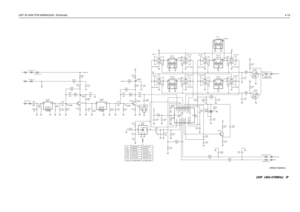 Page 261UHF 25-40W PCB 8480643z06 / Schematic4-19
9
G
G GG G
G 4802245J84
NOTPLACED 2113740L30  33pF
L31249180469V03
0.75VDC
0.75VDC3VDC
NOTPLACED
2113740F35  22pF Y3101 4880606B09
20/25kHz  5VDC 12.5kHz  0VDC
3.9VDC
fundamental xtal 3rd overtone xtal
R3123 0662057B47  0 NOTPLACED
R3124 NOTPLACED 0662057A49 1K
C3124
2462587N68  1uH
C3136 2113740L29 30pF9180469V04
9180468v04
9180469V06
9180468V06
3VDC
0.1uF C3139 VDD14
VSS
7
Q3141
MC74HC4066U3111-1
CNTL131 2
R3116
330
82pF C3112
10 R3112
1.8K R3142R3154
10K...