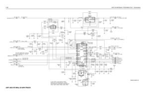 Page 2784-36UHF 25-40W Band1 PCB 8486127z01 / Schematics
NU
0 VDC (RX)
NU NU
3.43 VDC
3.05 VDC (RX)
NU
4.97 VDC
2.48 VDC
NU
NU
4.58 VDC 3.79 VDC
2.48 VDC 4.97 VDC (25KHZ Chan. Spacing)
1.78 VDC (Rx)
4.97 VDC (TX) 5 VDC (Locked)10.87 VDC
1.28 VDC
NUNU
NU
0 VDC (Unlocked)
2.63 VDC (TX)
VDC 4.97 VDC
NU
0 VDC (12.5KHZ Chan. Spacing)
2.52 VDC 2.5 to 11 VDC
1.76 VDC (Tx)30mV - 80mV RMS 12.7 VDC
0 VDC 4.97 VDC
NU1.8pF
(SOURCE)
NU
3.48  6.68 VDC
TP4201C4204
100pF
R4204
472.2uF C4214 INPUT8
OUTPUT 1
SENSE 2
SHUTDOWN3...