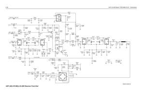 Page 2804-38UHF 25-40W Band1 PCB 8486127z01 / Schematics
R4066C4069
R4070
.01uF
C4068
100pF
C4065390
C4064
0.1uF
0
100pF390
R4064R4062
1.5K
R4063R4072
10KR4071
10K
C4062
0.1uF R4061
10K
C4061
330pF
R4069
1KR4068
C4066 1.5K
C4067
3300pF
R4054
R4055 R4053
R4052
0 C4060 R4060
330K
L4008
470nH R4022
L40060
R4020C4051
15nH10pF
L4054C4031
13pF
15nH L4053
27nH
C4055
6.2pF
NUC4054
16pFC4053R4051
16pFC405251
L4051
82pF150nHL4005
L4001L4002L4004 C4010
1.8pF 330pF
C4029
C4027C4030
1.8pF
1.8pF
1.8pF C4026
R4013R4015
270...