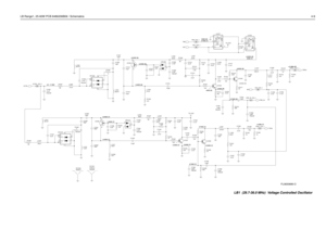 Page 321LB Range1, 25-60W PCB 8486206B06 / Schematics4-9
2.5 - 11 VDC8.2VDC (R)
-2.2VDC (R)
2.4VDC (R)0VDC (R)
4.7VDC (T)
8.5VDC (R)
0VDC (T)
+14 dBm (R)
4.8VDC (R)
0.5VDC (R)
0.7VDC (R) 3.4VDC (R)
-1.9VDC (T)
2.4VDC (T)
4.3VDC (T)3.5VDC (T)
0.7VDC (T)3.7VDC (T) 4VDC (R)
8.2VDC (T)
0.5VDC (T)+3 dBm (T)
C1318
.01uF.01uF C1312
C13132
4 1
3
.01uFU1377
R1326C1341
56pF C1333
5610K
56pFR1311
1.2K R1313
2
3
1Q1305
4.7pF CR1314L1316
33uH
C1335
L1322
33uH D
SPRE_IN
TXINJ_VCO_1 Q1306PRE_IN_VCO_1 R1341
100
.01uFC1339RXINJ...