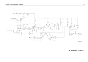 Page 325LB Range1, 25-60W PCB 8486206B06 / Schematics4-13
3.8V
0V9.1V9.1V
0.45V
VAGC
1.5V
C1610
4700pF 0.1uF C1628
C1607
100pF
Q16090.22uF C1608 R1601
10K
R1628
1.8KR1622
1K 220pF C1626 9V3_NOISE_BLNKR_2
L1607
1uH 0.1uF C1632Q1602
47K
47K
0.22uFC16273300pFC1624 C1631
10uF
TP1601 4.7K R1602
51
L1605 R1626
130pFC161322uH2200pF C1612 L1604 9V3_NOISE_BLNKR_1
R162747uH
R1606
NOISE_BLNKR_IF1
10K L1603150K 0.1uF
1uH R1604 C1601
0.22uF
1K
36pF C1604
R1609
C1616 D1601
3
2 1R1613
10K
FN0:NP2.7K 9V3
R1633
27K1.5K R1630...