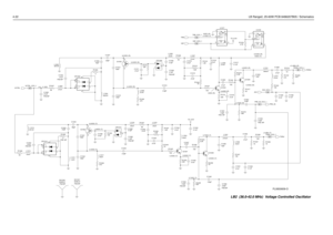 Page 3344-22LB Range2, 25-60W PCB 8486207B05 / Schematics
4.7VDC (T)
8.5VDC (R)
0VDC (T)
+14 dBm (R)
4.8VDC (R)
0.5VDC (R)
0.7VDC (R) 3.4VDC (R)
-1.9VDC (T)
2.4VDC (T)
4.3VDC (T)3.5VDC (T)
0.7VDC (T)3.7VDC (T)
0.5VDC (T)+3 dBm (T) 2.5 - 11 VDC8.2VDC (R)
-2.2VDC (R)
2.4VDC (R)0VDC (R)
4VDC (R)
8.2VDC (T)
C1348
3.9pF R1331
1.2K
TXINJ 0 R1306
3.3K R1315
22 R1317
75 R1339
75 R1337 3.9pF C1321
680 R1316 820nHL1304
150 R1347
FN0:NP
FN0:NPSHIELD SH130127uH
SHIELD SH1302100L1311
R1327
R1345 D
S
56 R1309 Q1303
470...