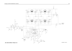 Page 337LB Range2, 25-60W PCB 8486207B05 / Schematics4-25
3.10 V5V (20KHz, 30KHz)
0V (12.5KHz)
 +13 dBm
120 mV rms 0.78 V
0.025 V-20 dBm
RSSI_IF_1 U1101-3
MC74HC4066
6CNTL 89
14VDD7VSS
R1137
12K C1129
22pFR112010K R1130
51.01uF R1124
FN0:NP
C1140 11 10
14VDD7VSS 0
U1102-4
MC74HC406612CNTLR1129
47K
47K
DISCAUDIOC113910K
680.01uF
0.1uF
R1136 C1130 C1135
0.1uF 68pFR1121
C1148
GND1 3
GND2 4
1
IN2
OUT
8.2KR1132CFWC455FFL1106
R11312.4KQ1105
15K3.3K R11330 R1126
FN0:NP 0 R1125
FN0:NP
2 3
1
120pF D1101
Y1101...