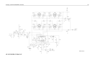 Page 359LB Range1, 25-60W PCB 8486206B08 / Schematics4-47
G
G
G
G
0V (12.5KHz)
 +13 dBm
120 mV rms
0.78 V
0.025V 
-20 dBm 3.10V 5V (20KHz, 30KHz)
1
IN2
OUT
10K R1128
CFUCJ455FFL11043
GND 7
VSS
BWSELECT
2.7 R1139 U1101-4
MC74HC4066
12CNTL 11 10
14VDD
 
0.1uFC1128
9 VDD
14VSS7
1
IN2
OUTMC74HC4066
U1102-3CNTL68
CFUCJ455E
FL11053
GND
VDD14VSS7
R1117
330
MC74HC4066U1101-2
CNTL543
0.1uF
 
6.8K
FN0:NOTPLACED
C1138
BWSELECT_IF_1
5V
R1116
6.8uHL1109
FN0:NOTPLACED
C1151
150pF FN0:NOTPLACED
33pF C1123
VSS
R1118
2KU1101-1...