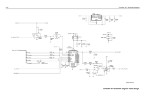 Page 983-24Controller T6/7 / Schematic Diagrams
9C0325
0.1uFNU
10K R0332C0331
0.1uF U0331-2
PWR_GND
3GND5VCC
2C0354
0.1uF
C0342
18K
U0341-2
LM2904
6
57 8
42
5VDD
3VSS 6
0.1uF C0302
10
R0343
0 RX_AUD_RTN5VD
FLAT_RX_SND 3V3
SPI(0:10)R0324
C0303
100pF
0.1uF C03050.1uF C0343 0.1uF
1uF C0324U0351
LP2951ACMM-3.3
2C0351
0.1uF
74AHCT1G125U0331-1 2
A
1 OE
4
Y33uF C0353
.022uF C0352
10K R0333SS 9
VCCA26
VCCD7
VSSA11
VSSA217
VSSA318VSSD12
XCLK 6
10K R0341 D0301
5
3
1 24
8
4
U0342
TC4S66F
4CNTL 1
47K R0346
47K R0347
1uF...