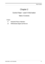 Page 13 
Control Head - Level 3 Information2-i 
Chapter 2 
Control Head - Level 3 Information 
Table of Contents 
Table of Contents 
Chapter 
2.1 Introduction/Theory of Operation
2.2 PCB/Schematic Diagram and Parts List 