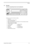 Page 17 
Overview
Introduction/Theory of Operation2.1-1
 
1.0 Overview  
128 Channel, Keypad/Display Radio Control Head (Model K6) 
The features of the radio control head are as follows: 
n n 
On/Off Button 
n n 
Rocker type Volume Up/Down Control 
n n 
Volume Level Indicators (RSSI) 
n n 
Backlit Liquid Crystal Display (LCD) with display icons to show call progress and status 
n n 
Up/Down scrolling keys for the display 
n n 
Left/Right scrolling keys for the display 
n n 
3 x 4 CCITT Keypad  
n n 
Microphone...