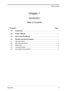 Page 9 
Introduction1-i 
Chapter 1 
Introduction 
Table of Contents 
Table of Contents 
Paragraph Page 
1.0 Introduction  
................................................................................................  1  
2.0 Scope of Manual  
........................................................................................  1  
3.0 How to Use This Manual  
............................................................................  1  
4.0 Warranty and Service Support...