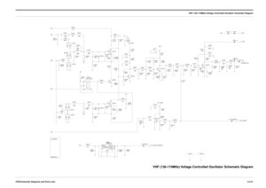 Page 35 
VHF (136-174MHz) Voltage Controlled Oscillator Schematic Diagram
PCB/Schematic Diagrams and Parts Lists3.2-31
 
VHF (136-174MHz) Voltage Controlled Oscillator Schematic Diagram
C3758.001uF
GEPD5440-1(SOURCE) C3744
.001uF  R3754  R3742
 
39  39
  C3761
6.8pF
G
S
  5.6pF C37621uH
 
  U3741 D
  L3741  470pF C3745
R3741
27KR3739
  68
C3767
.01uF
 C3743
0.1uF
  C3738 
  D3739   33pF
10uF
 5V_STAB
C3803VCO_MIXER_4
 
 
  .022uF C3802   .001uFC3731
R3782
100R3781
  100C3780
.001uFC3781 
Q3780  .01uF22nHL3781...