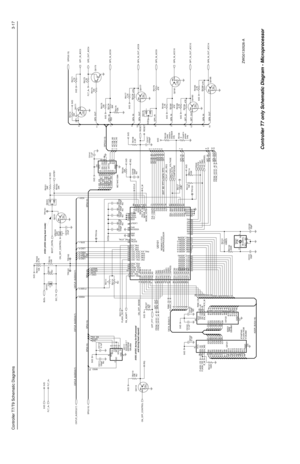 Page 131Controller T7/T9 Schematic Diagrams3-17
40
18100pF C0104 NU
C0102
100pF
NU
120 NU4.7K R0171
NU R0110
10K
NU
18 NU0.1uF
100pFNU
NUR0102
4.7K
NU
R0182 NU
8 16R0106
 0
Used in
prime
only NUGP3_IN
GP8_INPE6
VOX LSIO
GP7_INHC138_A0 REF_CS
HC138_A2GP1_IN
GP8_OUT
SQ_DET
HC138_A1
FLASH ROM
SYN
HC138_A2GP2_OUT
LSIO
MICROPROCESSOR
DATA MISO
F1200
GP4_IN EEPROM
DATA
EE_CS
VS_CS
EXP1_CS
GP1_IN
CLK CSX
GP5_IN GP4_OUT GP7_OUT
GP7_IN
CLK
GP5_IN
32kx8bitOPT_CS
LVZIF_CS
16Kx8bit
GP4_OUT
GP7_OUT (EXT_BD_PTT &...