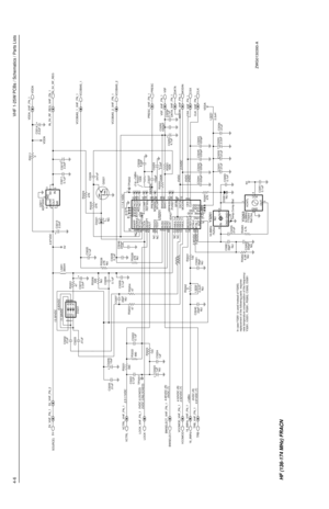 Page 1724-6VHF 1-25W PCBs / Schematics / Parts Lists
SOURCE)
3.63VDC
Temp.Comp.Xtal
Ref.Osz. R3203A15
A24
A3
K1 1K2 2K3 3
47 D32016
47K
NU
TRBL3232
2.2uH
NUR3228
C3231 C3225
.01uF L3201
390nH
0.1uF C3202
.01uF
100 R3223C3229
D3221
0.1uF.047uF
CLK
C3251 C3207
22pF
NU47K
VCOBIAS_2 R3225
C3226
8.2pF
MODIN_VHF_FN_1 TP3201
R3252VCOBIAS_1_VHF_FN_1
330K
16_8MHz_VHF_FN_1PRESC_VHF_FN_1
R3242
0
100 R3241VSF_VHF_FN_1
DATA
VCOMOD_VHF_FN_1
CSX_VHF_FN_1 100pF C3227
22pF
NUCSX IN_5V_RF_REG_VHF_FN_1
C3240
NU
1 GND
4 GND1
3
OUT...