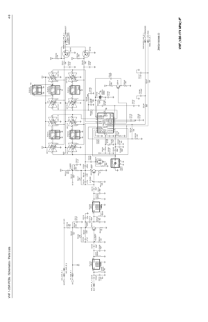 Page 175VHF 1-25W PCBs / Schematics / Parts Lists4-9
9180469V03
3.9VDC 12.5kHz  0VDC
20/25kHz  5VDC
0.75VDC0.75VDC
3VDC9180469V069180469V04
9180468v04
9180468V06
3VDC
6.8K R3107 9V3
R3135
1.2K 390
1
GND1
GND2 2
GND3 4
5
GND4
3
IN6
OUTR3115
FL3101
12R16R3117
27K
Q3102Q3151
680 R3146 620nH L3111 620 R3108
R3118
6.8K
R3111
12K C31015V_VHF_IF_1
GND24
1
IN2
OUT
NU 2.2pFFL31113GND1
U3115-1CNTL
131 2VDD
14VSS7
DISCAUDIO_VHF_IF_1 15K R31320.1uF C3144
120pF C3143
C3139
C3141
0.1uF 0.1uF
131 2VDD
14VSS7
Q3141 U3111-1...