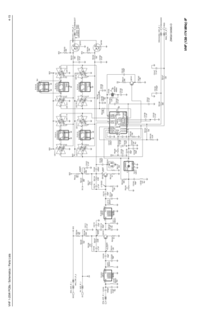 Page 181VHF 1-25W PCBs / Schematics / Parts Lists4-15
ZWG0130565-O
9180469V03
3.9VDC 12.5kHz  0VDC
20/25kHz  5VDC
0.75VDC0.75VDC
3VDC9180469V069180469V04
9180468v04
9180468V06
3VDC
6.8K R3107 9V3
R3135
1.2K 390
1
GND1
GND2 2
GND3 4
5
GND4
3
IN6
OUTR3115
FL3101
12R16R3117
27K
Q3102Q3151
680 R3146 620nH L3111 620 R3108
R3118
6.8K
R3111
12K C31015V_VHF_IF_1
GND24
1
IN2
OUT
NU 2.2pFFL31113GND1
U3115-1CNTL
131 2VDD
14VSS7
DISCAUDIO_VHF_IF_1 15K R31320.1uF C3144
120pF C3143
C3139
C3141
0.1uF 0.1uF
131 2VDD
14VSS7...