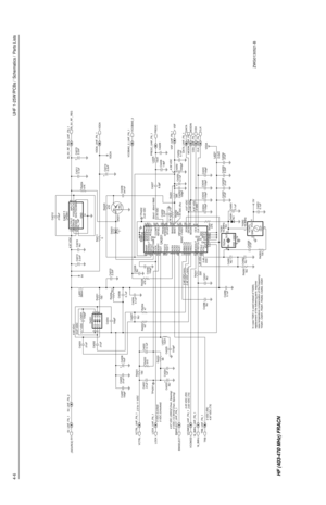 Page 2184-6UHF 1-25W PCBs / Schematics / Parts Lists
NU
0 VDC (RX)
NU NU
3.43 VDC
3.05 VDC (RX)NU
4.97 VDC
2.48 VDC
NU
NU4.58 VDC 3.79 VDC
2.48 VDC 4.97 VDC (25KHZ Chan. Spacing)
1.78 VDC (Rx)
4.97 VDC (TX) 5 VDC (Locked)10.87 VDC
1.28 VDC NUNU
NU 0 VDC (Unlocked)
2.63 VDC (TX)
VDC4.97 VDC
NU 0 VDC (12.5KHZ Chan. Spacing)
2.52 VDC 2.5 to 11 VDC
1.76 VDC (Tx)30mV - 80mV RMS 12.7 VDC
0 VDC 4.97 VDC
NU1.8pF (SOURCE)
NU 3.48  6.68 VDC
TP4201C4204
100pF
R4204
472.2uF C4214 INPUT8
OUTPUT 1
SENSE 2
SHUTDOWN3...