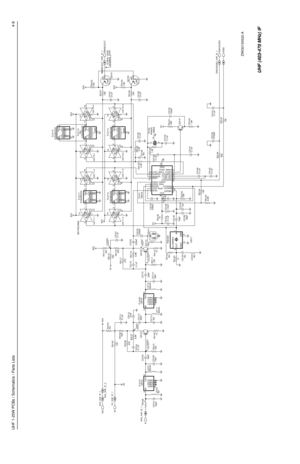 Page 221UHF 1-25W PCBs / Schematics / Parts Lists4-9
9180468v04
9180468V06 3.9VDC
 12.5kHz  0VDC
20/25kHz  5VDC 9180469V03
3VDC9180469V069180469V04
0.75VDC
0.75VDC3VDC R3117
27K
Q3102
10 R3112 IF
1.8K R314210K
27pFR3154
C3140
0.1uF C3110
620nHL3111 620 R3108
5
CNTL4
314VDD7VSS
C3144 U3115-2
C3143 0.1uF
120pF R3115
390
R3118
6.8K
R3111
12K 5V_VHF_IF_1Q3151
NU C3113 NUR3104
22pF C3115VDD
14VSS7
Q3141 MC74HC4066
U3111-1CNTL
131
2
R3116
330
82pFC3112Q3152
R3135
1.2K
DISCAUDIO_VHF_IF_1BWSELECT_VHF_IF_1
R3101...