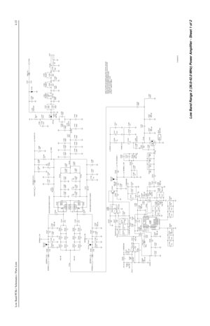 Page 323Low Band PCBs / Schematics / Parts Lists4-23
J1401
1.8V-2.2V 1.8V-2.2V470pF C1443 MOSBIAS_2_PA_1
0.1uF C1428
470pF
R1448C1472
C1466
.01uFFNO: NP150K30pF C1452
C1455
C146927pF
C1402
.01uF1uF
C1401
.01uF1K R1484
.01uF C1414 R141410 FNO: NP
10
100 R1412
1.8V-2.2V
TP1402
R1440R1418
10C1448
240pF
130pF C1442 .01uF
33 Vpp
33 Vpp58 Vpp169 Vpp C1431
R1464
3.3K
R1445RXIN
TP1403
10
6.2KR1457
2.1VppL1424 C1437
430pF
82nH
390 R1402.01uFC1434
C1460
0.1uF 10 R1415
FNO: NP
16 Vpp
.01uF C1476
18 VppL1423
175 Vpp...