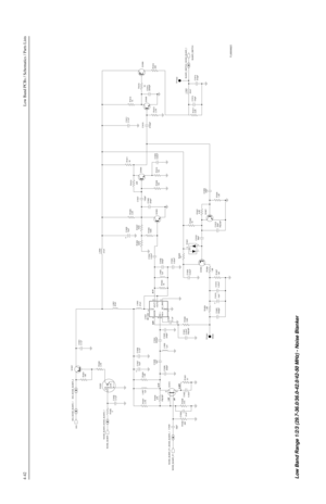 Page 3424-42Low Band PCBs / Schematics / Parts Lists
3.8V
0V9.1V9.1V
0.45V
VAGC 1.5VC1610
4700pF 0.1uF C1628
C1607
100pF
Q16090.22uF C1608 R1601
10K
R1628
1.8KR1622
1K 220pF C1626 9V3_NOISE_BLNKR_2
L1607
1uH 0.1uF C1632Q1602
47K
47K
0.22uFC16273300pFC1624 C1631
10uF
TP1601 4.7K R1602
51
L1605 R1626
130pFC161322uH2200pF C1612 L1604 9V3_NOISE_BLNKR_1
R162747uH
R1606
NOISE_BLNKR_IF1
10K L1603150K 0.1uF
1uH R1604 C1601
0.22uF
1K
36pF C1604
R1609
C1616 D1601
3
2 1R1613
10K
FN0:NP2.7K 9V3
R1633
27K1.5K R1630
Q1607...