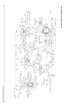 Page 403VHF 25-45W PCB / Schematics / Parts List4-5
4.953x8.763
0 to 5 dBmJ3401
1.524x8.751
Spacing: 0.254
2.68V (28W) 0.75V
3.77V (50W) 8.87V
2.77V (50W)
2.65V (28W) 5.20V (28W) 5.45V (50W)3.70V-3.90V2.75V-2.90V2.66V (28W) 3.71V (50W) 1.524x20.696
1.905x15.685
C3489
130pF
.022uFC3471 C3409
390pF C3442 2200pF
NU RT3471
50K
NU R3476
220Q3471NU R3459
0
NU R3409
4.7KDATAR3509
10KC3492
470pF
R3441
51
150K R3408C3429
20pFC3451
18pF
NUC3430
33pF1000pFC3466
5.6K R3417
NU11pF C3464 D3451 C3468
18pF
82K5.6K
R3410220pF...