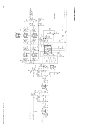 Page 407VHF 25-45W PCB / Schematics / Parts List4-9
9180469V03
3.9VDC 12.5kHz  0VDC
20/25kHz  5VDC
0.75VDC0.75VDC
3VDC9180469V069180469V04
9180468v04
9180468V06
3VDC
6.8K R3107 9V3
R3135
1.2K 390
1
GND1
GND2 2
GND3 4
5
GND4
3
IN6
OUTR3115
FL3101
12R16R3117
27K
Q3102Q3151
680 R3146 620nH L3111 620 R3108
R3118
6.8K
R3111
12K C31015V_VHF_IF_1
GND24
1
IN2
OUT
NU 2.2pFFL31113GND1
U3115-1CNTL
131 2VDD
14VSS7
DISCAUDIO_VHF_IF_1 15K R31320.1uF C3144
120pF C3143
C3139
C3141
0.1uF 0.1uF
131 2VDD
14VSS7
Q3141 U3111-1
CNTL...