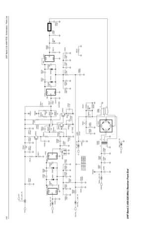 Page 5484-8UHF Band 2 25-40W PCB / Schematics / Parts List
C5055L5053 C5002
15nH 33pF
16pF8.2pF C5031
C5020 Q5002
GND 15nH L5054C5024
1000pF D5002 C5026
1pF
GND_UHF_FE 1000pF C5008R5015
100KR5001R5017
330K R50603300pF
RXINJC5011
C5021
24pF L5004
IN
NEG TBD
C5025D5004
82pF C5052150
R5019 R5010
8.2pF C5032
33 R5008
15nHL5006
4C5030
1pF
XFMR T5051
1
2
35 R5022
0270 R5006
1.5pF C5017
RXIN_UHF_FE 9V3
C5016 D5001
C5066
TP5003TBD
L5005
IN
NEG TBD L5001
IN
NEG
150nHL5051 L5008
470nH10K 9V3
2R5005
T5052 XFMR
4
63
1100K...