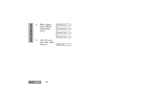 Page 5654
English
RADIO INFORMATION
8
+
or
e
for
fur ther selections
following steps
6 and 7:or
or
or
9
xx
to exit
menu mode , display
shows e.g.:
SW VersionCP VersionSW Part NoCP Part NoChan: 05 