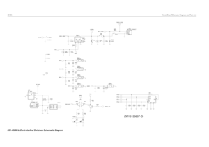 Page 2206D-26Circuit Board/Schematic Diagrams and Parts List
ZMY0130807-O
C523
.01uF .01uFC522B501
CONN_J DATA 2
NEG 1
POS 3
B504 C502
0.47uF
CR503
24 13C520
.01uF
5
TAB5390nH L505
J102
ANTENNA_NUT
1
TAB1 2
TAB2
3
TAB34
TAB4VR5015
3
HIGH
TAB1
6 TAB2
7
2
6.8VS502
SWITCH
4
1LOW
C511
100pFC512
100pFC513
100pF F501
2 1
C514
100pF 24V
VR442
6.8V
PB503
1 2 VR440
6.8V
SWITCH
R507 if
B503
M1000
M101
8 VR443
6.8V
C0C0
C1
C1
7 GND GND1
9 1
PC0
2
PC1
4
PC2
PC3 S501
SWITCH
Q505
680 RF_JACK
R501 C141
C1404.3pF1 21 2
PB504...