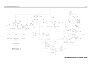 Page 221Circuit Board/Schematic Diagrams and Parts List6D-27
ZMY0130808-O
8.2pF C301
19.71nHL302
C396
R330 470 R305
100pF C315
L309
16.28nH
2 1C317
12pF
RT300
33.0K 8.2K R340
R347
1K C314
0.1uF
R332
150 R319 C303
5.1pF
23
1
C373 CR303 100K
C311 R302
R331 .01uFC380
1L306
19.71nHR310
SH302
SHIELDC313270
8.2pF
12pF 100pF
C312
C305 C308
R306
12pF100K
C378 0R333
R339 CR301
L307
M30019.71nH
C333 SHIELDSH304
1L304
180nH82pF
CR302C316C322
C370 5.1pF
100pFL321270
100K R301CR306
23 4
1
CR304R309
C39118 12K R304
R318VCOBUF...