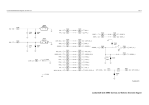 Page 251Circuit Board/Schematic Diagrams and Parts List6E-15
C204
.01uF
IF264
IF271
IF261 IF212
IF273IF210
.01uFC205
IF223 IF227
IF209
10.0VVR203
C503
100pF IF280
IF222
B503
M202IF270 IF220IF215
IF266
VR202
6.8VL200
390nH 2
IF263 SWITCHPB503
1IF265
IF275 IF213 VR201
6.8V
1
2 IF216
CR200IF259
IF279
IF272 IF228 PB502
SWITCH
1
2
IF224
IF276 IF226IF267
IF221
IF211 B504IF217
IF274
IF225 IF214F1
2 1 IF260
3A 24V IF2306.8V VR200IF277
UNSWB+_2
MECH_SW_B+_2 LI_ION SB3 SB2
UNSWB+_1
BATT_CODE_1 BATT_CODE_2 IF278
DEMOD_1...