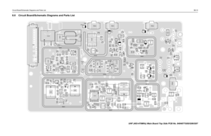 Page 107Circuit Board/Schematic Diagrams and Parts List5B-158.0
Circuit Board/Schematic Diagrams and Parts List
40 J2001
B503
3
FL201
TP201
C247
C251
C285C289
C370
C374C386
C248
C273
C286
C276
C253
C271 C272
L282
3 L2431
L273 3 L2531
L271 L321Q261
3 4
Q241R333R339
R243R248
R253R260
SH241
C210
C211
C212
C213
C214
C220
C230
C257C260
C294
C292C229
C203
C217
C235 C228
C233
C238
C297
C291 CR201
L201
L202L203
L232 Q210
3 4
Q260
3 4
R256R255 SH201
U247
B504
C522
FL301PB502
R352 VR441
C325
C324
C323
L311
R351
SH323C328...