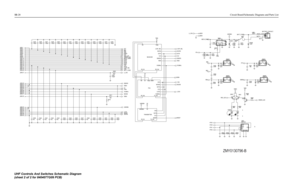 Page 1125B
-20Circuit Board/Schematic Diagrams and Parts List
ZMY0130796-B
RADIO_CODE
BATT- BATT+
Q502BATTERY_CONTACT
J200-7
J200-9
100pFC514 J200-12100pF C527 C525
100pF C526
100pF
J200-32 J200-23 J200-2VR506
6.8V
C511
100pFQ505 100pF C533
100pF C532
100pF C531
J200-19
LOW1 5
HIGH3TAB1
6 TAB2
72
6.8V VR440 SWITCH S502
4
J200-10
J200-15
J200-25NU C521
J200-17
J200-36
J200-40 J200-39 J200-21 J200-5100pF C536
J200-3
J200-22C534
J200-28100pF C529
J200-34100pF
IMX15 1
6100pFC503
4
B2 1A1
3
A22 B1
J200-33
PB502...