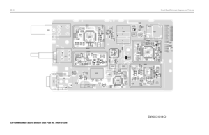 Page 1805D-18Circuit Board/Schematic Diagrams and Parts List
ZMY0131019-O
C539
C540
C541
C542
C543
C548 C525
C526
C527
C528
C529
C530
C531
C532
C533
C534
C535
C536
C537
C538
C544
C545
C546C547
C549
C550
C551
C552
C553C555
R509
R511R510 2 S502
3
54
4C8
C
S501
2J101
4
3
21
J102
C108
CR103
CR160
Q 111
3
4R101
R170
P100C132
C173
C172
CR105H101
R133
R172
R130
R131
C311
C309
C315
C321
C395
C307
C310
C314C306C380
C312
C318
C316 C313C317
CR304
CR305
CR303
L340
L304
L306
L307
L303
L305
Q301
R306
R307R304
R303
R347...