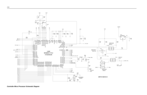 Page 484-24
ZMY0130818-O
, 
F1200
UNSWB+
SWB+
LI_ION
BOOT_CTRL CR413 TEST_POINTTP402
0680590Z01
THERM
UMC5N
5102226J56
CSGP3
CSGP4
RB731U
4802245J62
RB731U
4870368G02
38.4kHz4802245J50 4809579E18
1% NU
1%
3.3V
4802245J62
BCX71KL
LOW BATT
VST
R426
330KR461
180R460 100pFC453
4.7K
A1
A2
A3 K1
K2
K3 CR411 C456
100pF
Q417
26
4 1
3 C423
100pF
93
48
XIRQ
XTAL91
VDDL88
VDDR92
VDDSYN69
VRH68
VRL
13
VSS
40
VSSL 87
VSSRXFC
PJ2
74 PJ3
75 PJ4
76 PJ5
77
PJ6
78
PJ794 RESET
12
VDD
39 PI2 53
PI3 52
PI4 51
PI5 50
PI6 49
PI7
71...