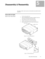 Page 28Disassembly & Reassembly 5-1
5Disassembly & Reassembly5
This chapter explains, step by step, how to disassemble and assemble the radio, to
board level.
Disassemble the Radio
Remove the Control Head1. Turn the radio upside down.
2. Insert a small ßat blade screw driver, or similar, in the recess
between the control head and the main board.
3. Press until the side of the control head releases.
4. Pull the control head away from the main board.
5. Remove the ßat cable from the socket on the radio side....