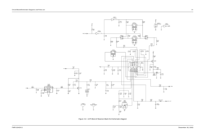 Page 51Circuit Board/Schematic Diagrams and Parts List51FMR-2045A-2December 26, 2003
Figure 5-5.  UHF Band 2 Receiver Back End Schematic Diagram
C325
9.1pF 20pF C3242CC1
5
CC2
1
GND1
4GND2
3IN OUT L311
560nH
IF6 44.85MHz22M11FL301
L330
680nH
C338
NUR313
330 1.6K R314
C326
0.1uF R5
Q302 33K R311R312
4.7K
R315
12K0.1uF C327
0.1uF C361
CR3113.3pFC360
Xtal Filter SHIELDSH323
1 1 IFIC SHIELDSH322C366
NUL332
1.2uH
Y300
45J84
44.395MHz
GND2
GND14 OUT3
IN 1 C355
0.1uF
24pF C385 R359
R346
1uH L32515K
1K R322
24pF...