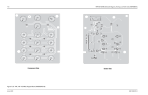 Page 967-36VHF 136-162 MHz Schematic Diagrams, Overlays, and Parts Lists (8486769Z04-C)June, 20056881096C25-B
Component Side
Solder Side
D1
D2
D3
D4
D5
D6
D7
D8
S17
S18
S19
S20
S21
S22
S23
S24
S25
S26
S27
S28
S29
S30
S31
S32
C1
C2
C3
C4C5
C6
C7
C8
C21
C22
C23
C24
C25
C26
C27
C28
C29
C30
C31
C32
G1 G2
9
J1
281
g1
g2J2
43
Q1
4
3
Q24
3
Q3
4
3
Q44
3
Q5
43
Q6
4
3
Q74
3
Q8 4
3
Q9
4
3
Q10
4
3
Q11 4
3
Q12
R1
R2
R3R4
R5
R6
R7R8
R9
R10
R11
R12
R13R14R15R20
Figure 7-30. VHF (136-162 MHz) Keypad Board (8466565A03-B) 