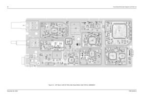 Page 4848Circuit Board/Schematic Diagrams and Parts ListDecember 26, 2003FMR-2045A-2
Figure 5-2.  UHF Band 2 (450-527 MHz) Main Board Bottom Side PCB No. 8486686Z01
4
5
32 S502
2C8C 4
S501
2 3 4
1 J101
J102
C108
CR103
CR160
P1004 3 Q111R101R170
C132
C172
C173
CR105
H101 R133
R172
C105
C123
C126
C128
C130
C133
C134 C135
C138C150
C151C152 C170
C174
E101
L112 R102R109
R130
R131R132
R136 117
9 25
U102
C318CR306
CR501
F501 R329
SH304
VR439
C306
C307
C309C310
C311
C312
C313
C314
C315
C316
C317C321
C380
CR303
CR304...