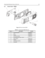 Page 31Radio Exploded Mechanical Views and Parts Lists 2-17
8.3 Control Head - CM200
Figure 2-16 Control Head CM200
Table 2-3   Control Head CM200 Parts List
Item no Description Part No
1Control Head PCB8488998U01
2 Lens 6189338U01
3Keypad7589330U01
4 Control Head Plastic 1589332U01
5Knob Spring (part of knob - item 6)
6 Knob, Volume 3689331U02
7Speaker5005156Z02
8 Flat Cable (not shown) 3089305U01
9Nameplate5487790V03
9 7
5 4 1
2
3
6 