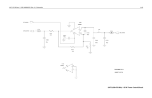 Page 139UHF 1-25 W Band 2 PCB 8486684Z02 (Rev. A) / Schematics4-45
LM2904U100
6
5 IF701
1
78
4
SHEET 3 OF 8 73D02968C74-O
IF700
1
39.p C1082
39.p C1075 U100
LM2904
2 3
1
8 4
C1071
120.p
15K R117 22.K R141
R140
27.KC1046
120.p
120.p C1045DET_VFWD INTEGRATOR FILT_SW_B+
L101
1.u
UHF2 (438-470 MHz) 1-25 W Power Control Circui
t 