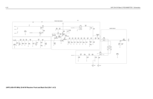 Page 2044-12UHF 25-40 W Band 2 PCB 8486577Z01 / Schematics
SH301
SHIELD
19V
3V
5V 3V
5V 9V
RX_EN
IF300
1
C1121
3.3pF
SH300
SHIELD
14.7p C341
18.08n 18.08nL309 L300C334
20.p 3.9p C345
10.pC3382.4p C340 C339
2.4pF
C300
51.p
RX
C370
24.p C328
43.p
8.2p C368
L310
18.08n CR301
82.p C353 Q300Q306
10.K R346
R345
10.K10.K R300 R310
15.K9R
R326
2.7KQ301
120.pC349
C326
2113743E07.022uF
0662057A47R330
820L301
150.n
BFS540 Q303
36.p C3570662057A05R347
15 220.R336
C346
4.3p
39.p C355 0.1uF C351
2113743E201nC323120.p C350...