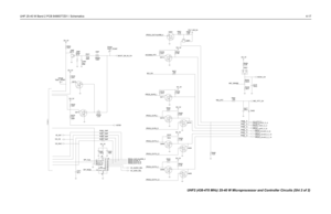 Page 209UHF 25-40 W Band 2 PCB 8486577Z01 / Schematics4-17
1 TP408
TEST_POINTD3_3V
10.KR445
Q414R459
47.K
1.uC49010.K R431
VR400
6.80 D3_3V
10.KR444
Q415TEST_POINT TP405
1
BOOT_EN_IN_CH
R421
220. Q403R401
2.7KR460FILT_SW_B+
1.5K
Q401
33.K R436D3_3V
3.3K R457
Q412
SCI_CH ACCESS_PTTPROG_OUT-ALARM_4
39.K R430 R429
100.K D401
220. R461120.p R458 D3_3V
C418 3.3K
MIC_PTT_CH
MIC_PTT
MIC_SENSEHOOK_CH
120.pC417
D402
R4070. 0.
R406
0. R405
0.
R404
R4030.
R402
0.
PROG_I-ACC_C_3 PROG_O-ACC_C_4
PROG_I-ACC_C_6...