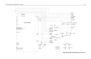 Page 227UHF 25-40 W Band 2 PCB 8486577Z03 / Schematics4-35
SPI_CLK SPI_MOSI
SQ_DET
VS_AUDIO_SELuP_CLK F1200 HSIO
LSIO
RESET ASFIC_CS
CH_ACT
3VD3_3V
5V3V5V
D3_3V
SPKR+ SPKR- VOL_INDIRECT
VOX VSTBY
FLAT_TX_AUDIO_INPUT_ACCESS_CONN IGNITION ONOFF_SENSE
RX_AUDIO_OUTPUT_ACCESS_CONNBATT_SENSE
EMERGENCY_ACCES_CONN EMERGENCY_SENSE
EXTERNAL_MIC_AUDIO_ACCESS_CONN HANDSET_RX_AUDIO_CH
MIC_AUDIO_CH
5V_CH TX_AUDIO_RETURN_OPT_BRD TX_AUDIO_SEND_OPT_BRD
UNMUTED_RX_AUDIO_SEND_OPT_BRD VS_MIC...